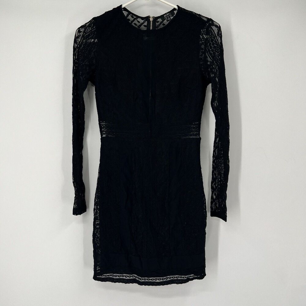 Privy Womens M Bodycon LS Sheer Lace Dress Gothic Fairygoth Fairy Punk Witchy
